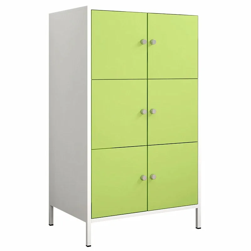 Fashion Furniture Home Furniture Steel Bedroom 6 Doors Wardrobe Color Steel Storage Cabinet