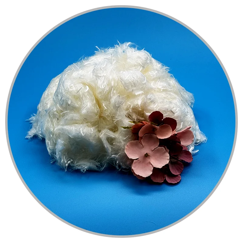 Good gloss factory price lyocell fiber 8mm for Non-woven