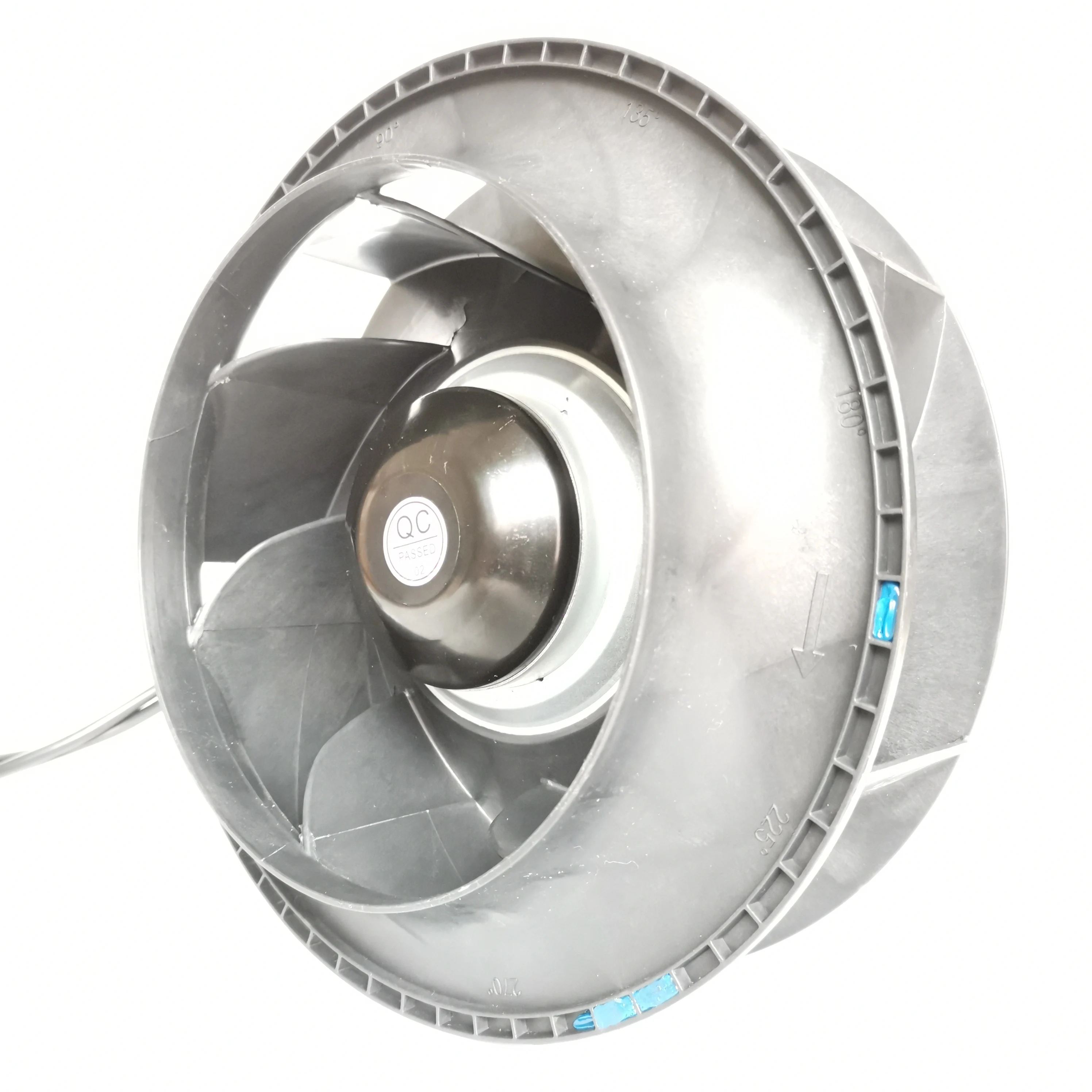 110v 220v ec radial centrifugal Fan Motorized impeller  new  225mm optimized wheel Brushless External Rotor Motor fan