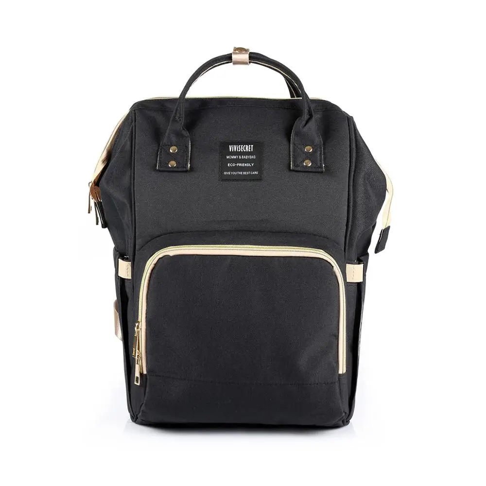 
Super multi-functional mommy breast pump bag anti-theft nappy diaper backpack 