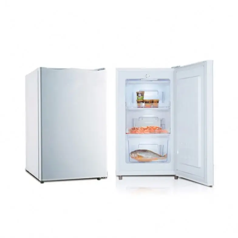 156L Manufactory Wholesale Solid Door No Frost Vertical Freezer Kitchen Fridge