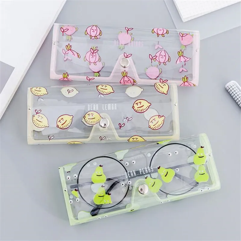 
Cute Soft Case Transparent Glass Storage Protection Sunglasses Box 