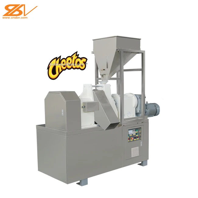 Automatic fried kurkure cheetos nik naks making machine