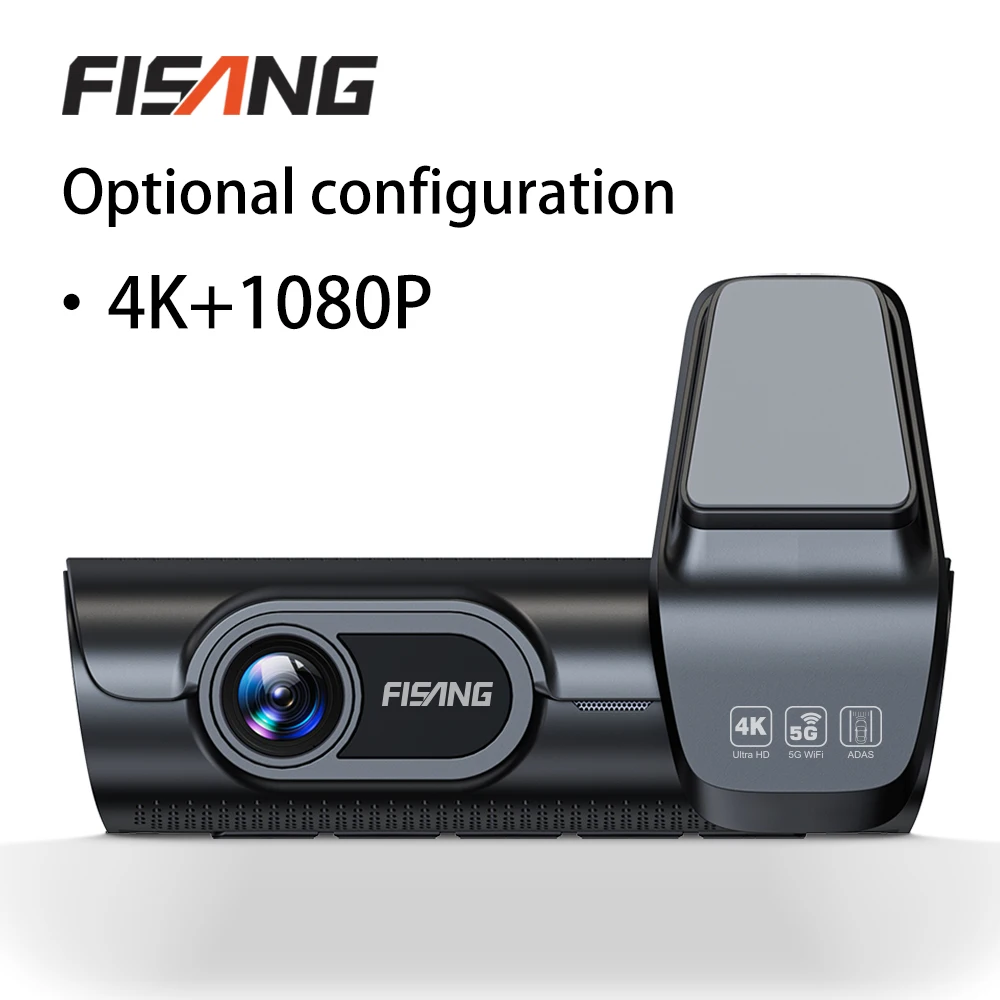 Автомобильный видеорегистратор 4K 5 г Wi-Fi GPS G-сенсор с управлением приложением ночное видение 24 часа парковочный монитор поддержка 512 ГБ TF-карты