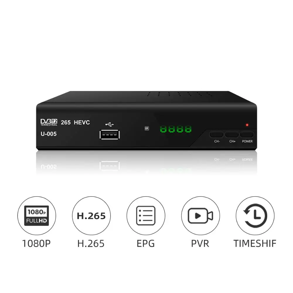 DVB-T2 H.265 Full HD 1080P определение наземного приемника