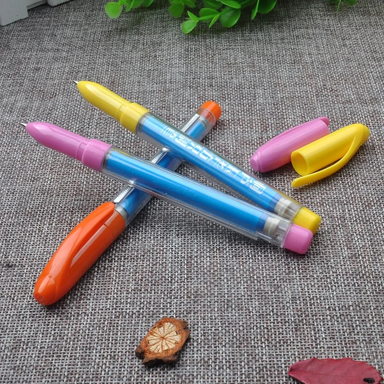 New promotional pen with pull out paper