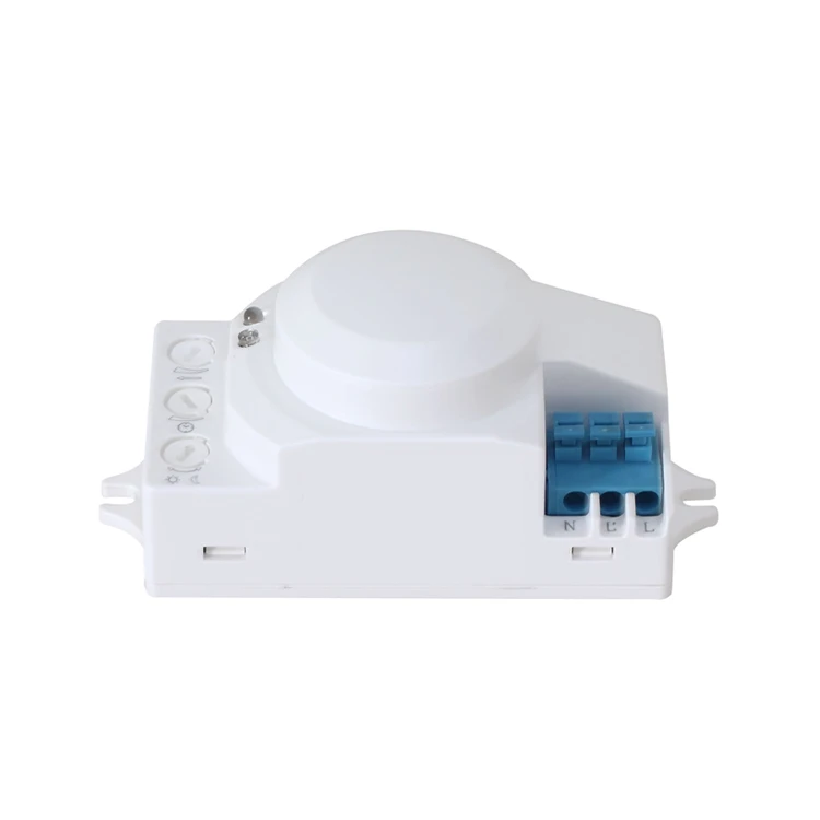 Pdlux PD-MV1005-Z 12V Auto on off Microwave Motion Sensor for Corridor Hallway Patio Yard Warehouse