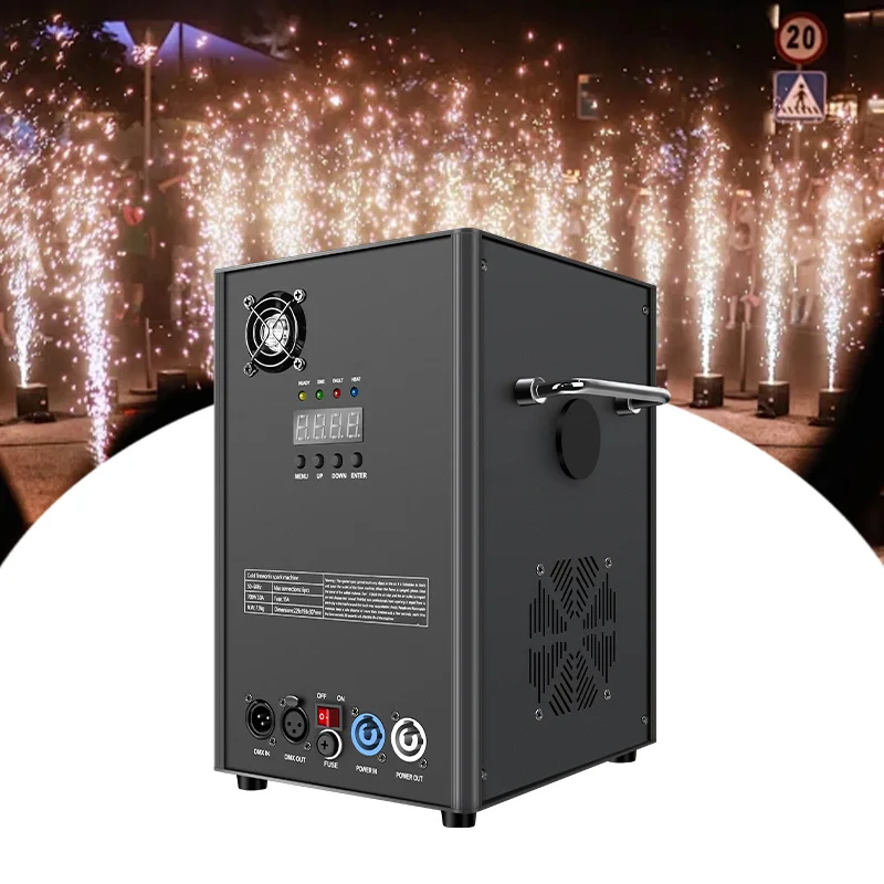DMX Spark Light Machine Cold Sparkler Fireworks Stage Fountain Party Rental Equipment Cold Spark Machine For Wedding Party