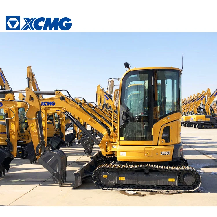 XCMG официальный XE35U 2022 год подержанный экскаватор 3 5 Тонн Подержанный мини-экскаватор для продажи