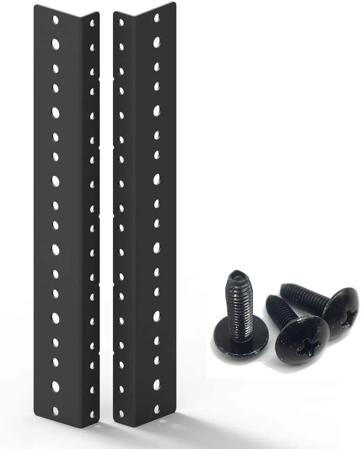 Steel Server Rack Rail Pair DIY Hardware Kit Network Frame Rack Rail Set Hardware Include Rack Enclosures, Rack Cabinets Ce,rech
