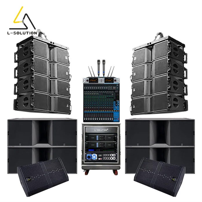 K210-A Active Powered Line Array Speaker System Speakers Audio System Professional Sound System for stage