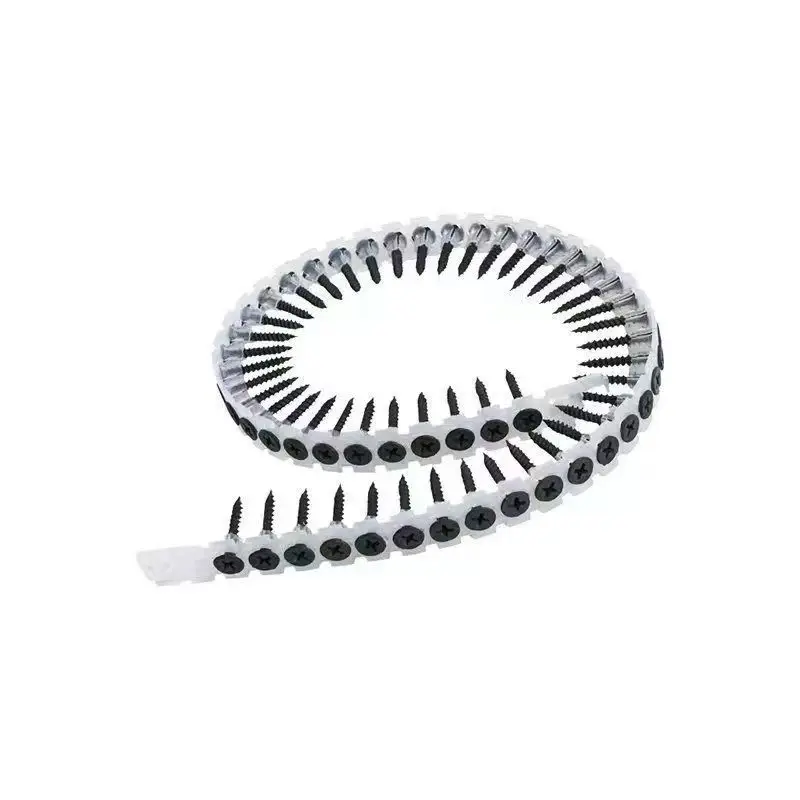 Hot Sale Collated Coarse Fine Thread Zinc Phosphorus Drywall Screw for Roofing