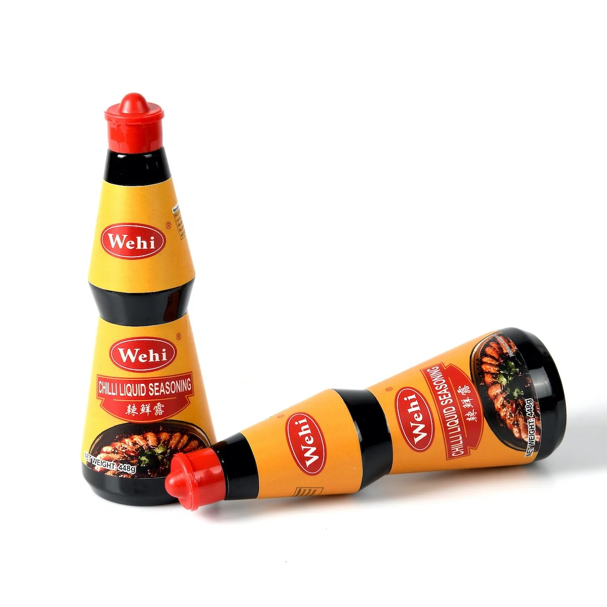  480g Bottle Packaging Flavored Condiment Halal Hot Spicy Soy Seasoning