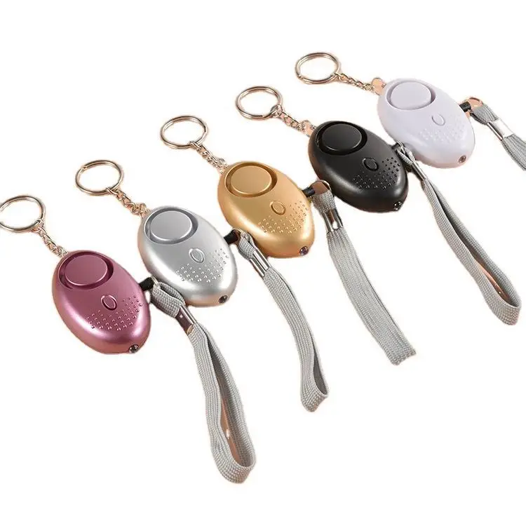 Safe Sound 130db Siren Rechargeable Personal Alarm For Woman Emergency Self-defense Security Alarms Keychain With Light