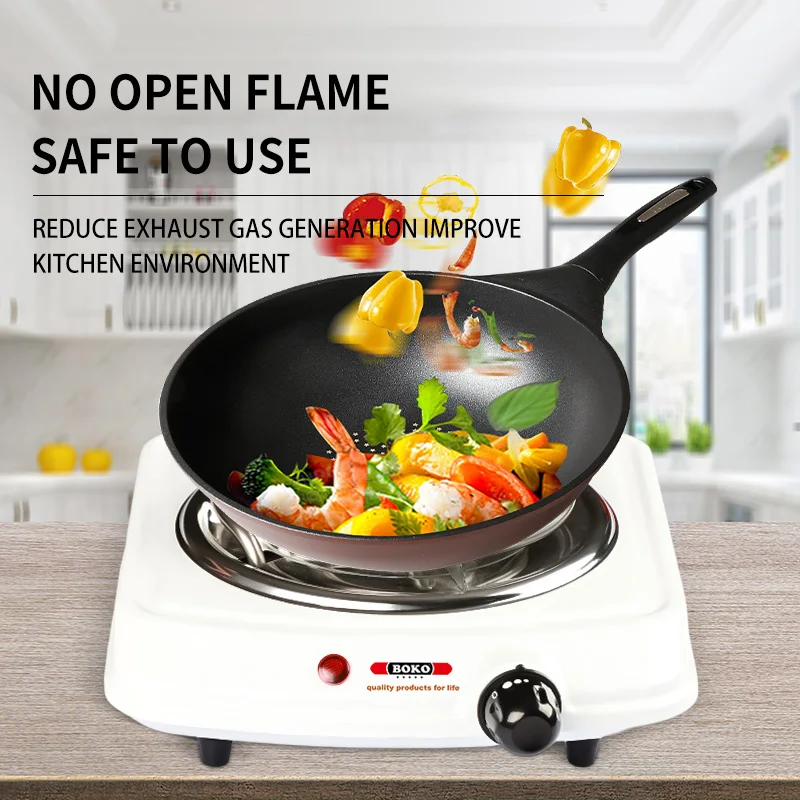 Portable electric stove Mini Single coil cooktop Hot Plate Cooker Spiral heating plate factory price electric burner stove