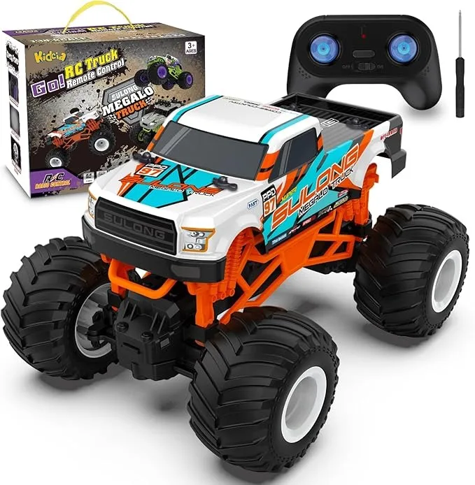 Hot Selling 1:16 Scale RC Monster Truck 2.4GHz All Terrain Car for Kid 4-12 20 Km/h Off Road RC Truck Christmas or Birthday Gift