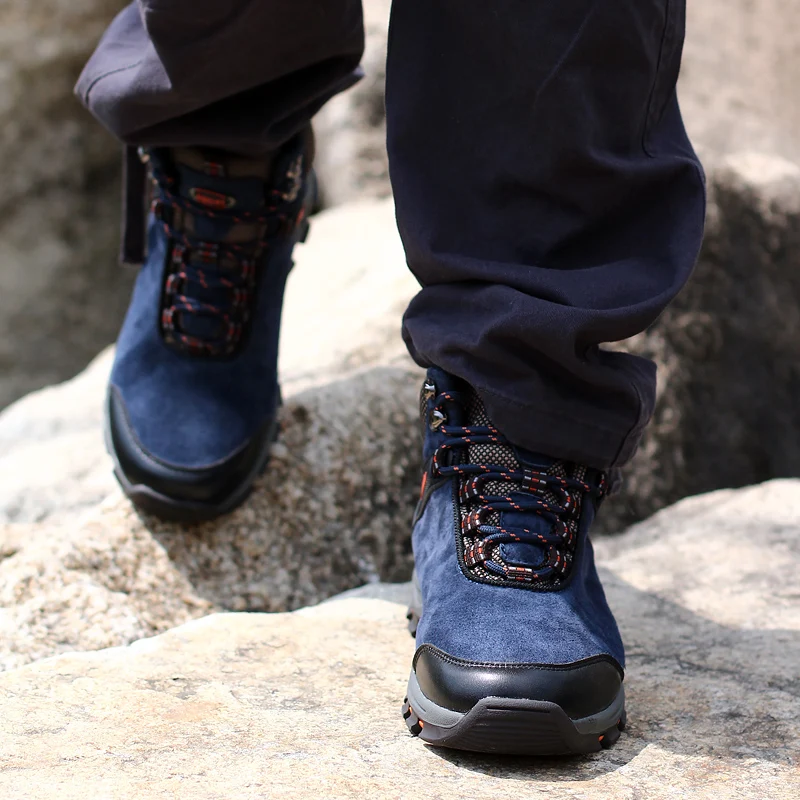 high quality winter weart outdoor high-top hiking shoes