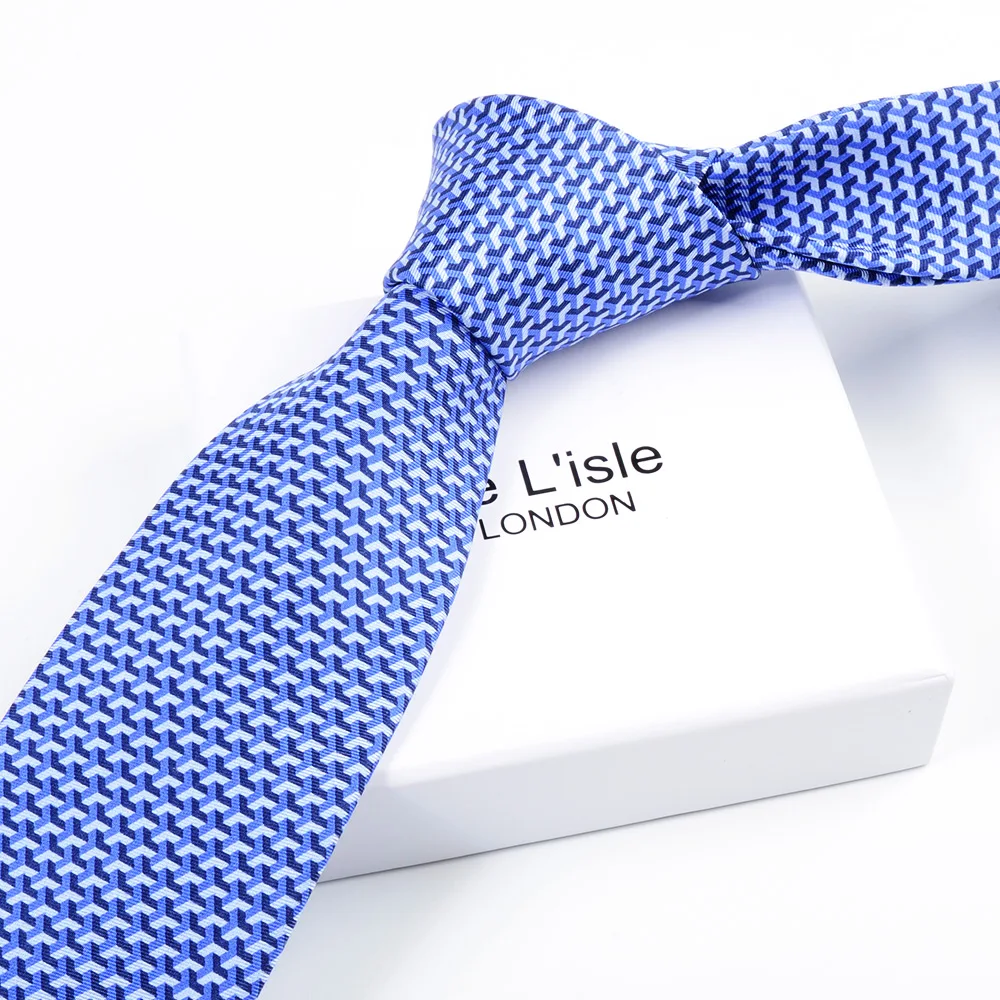 Hamocigia OEM Mens 100% Silk Italian Screen Printed Handmade Corbatas Tie Silk