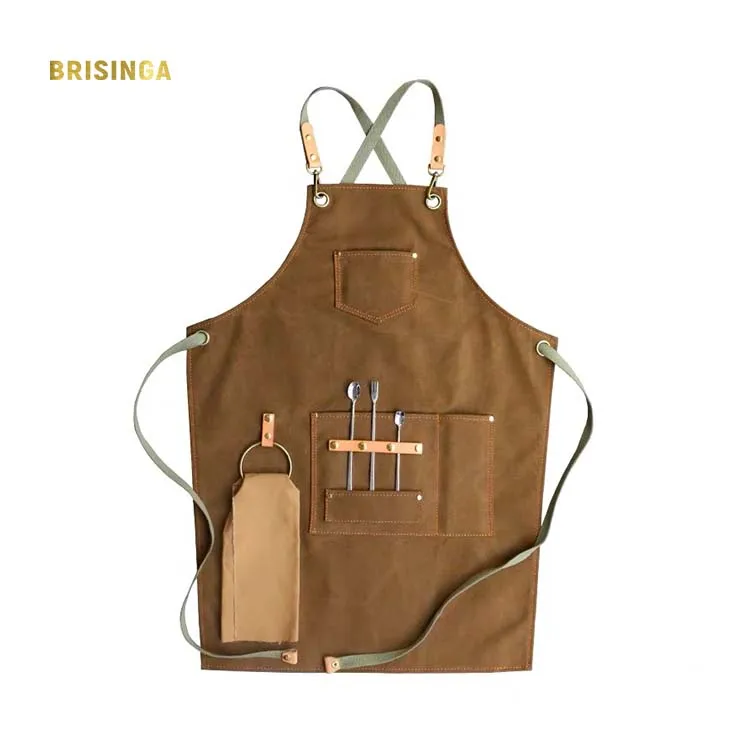 Хлопковый черный фартук шеф-повара с полотенцем, тканевый фартук с пользовательским принтом, Кухонный Фартук для женщин