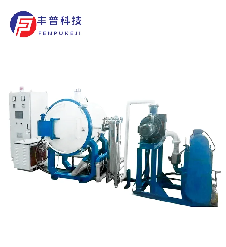 Horizontal graphitization furnace Vertical type with round chamber for graphitization process of carbon/ ceramic components