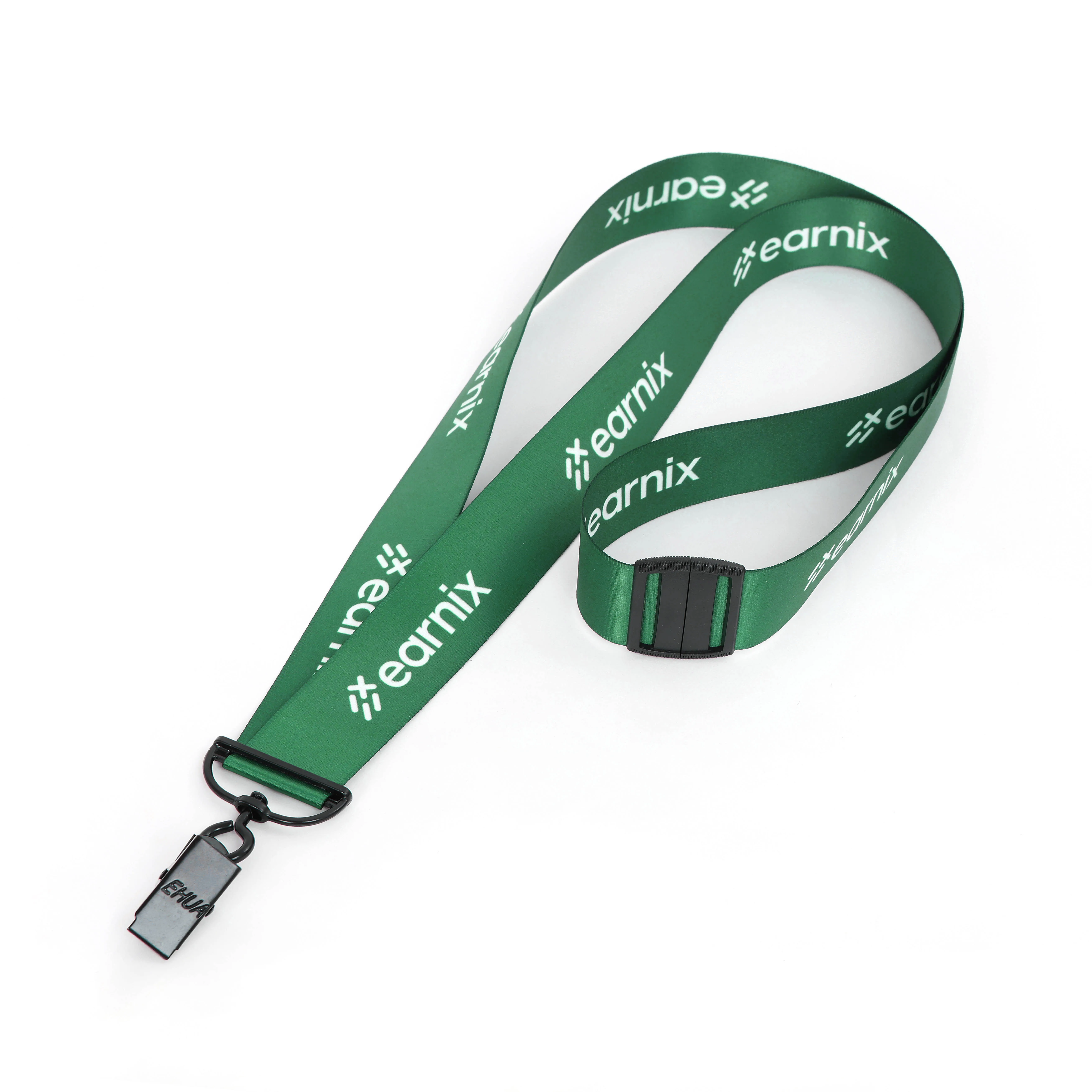 25MM RPET lanyard High Quality Detachable Custom Lanyard Keychain EHUA Ergonomics Seamless Anime Lanyard for Trade Show