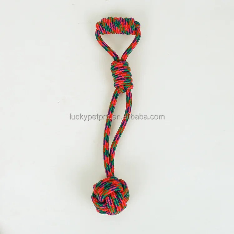 2024 Red rope molar teeth cheap pet dog rope gift 5 pcs rope durable dog toys set