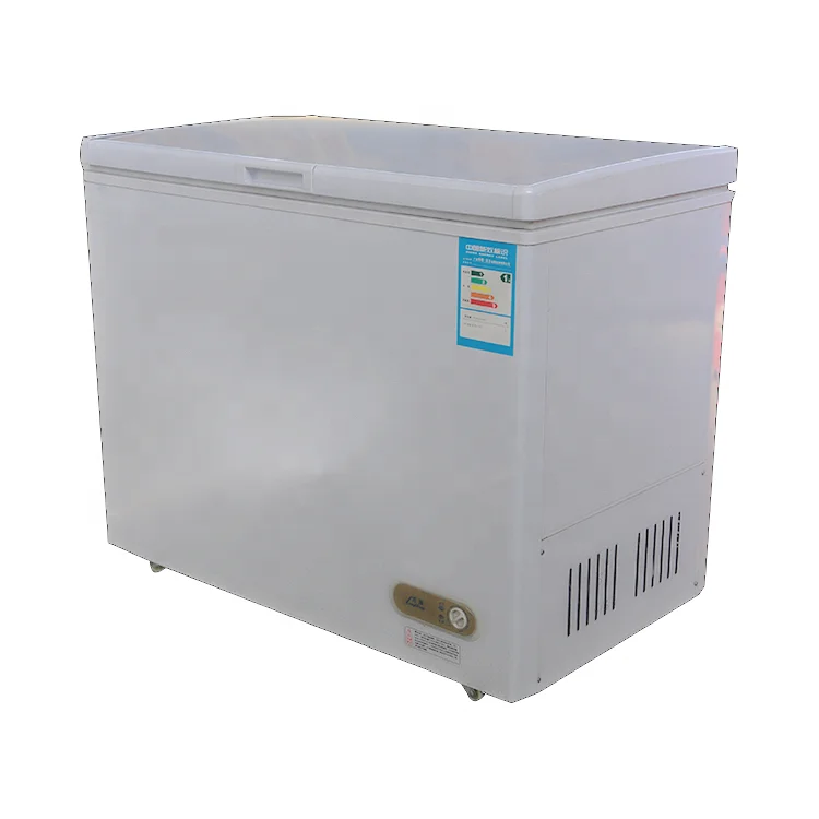 Оптовая продажа мини 300 литр Морозильный аппарат для глубокого замораживания двойной термостат коммерческий морозильник холодильник горизонт глубокое морозильное вместилище для домашнего использования