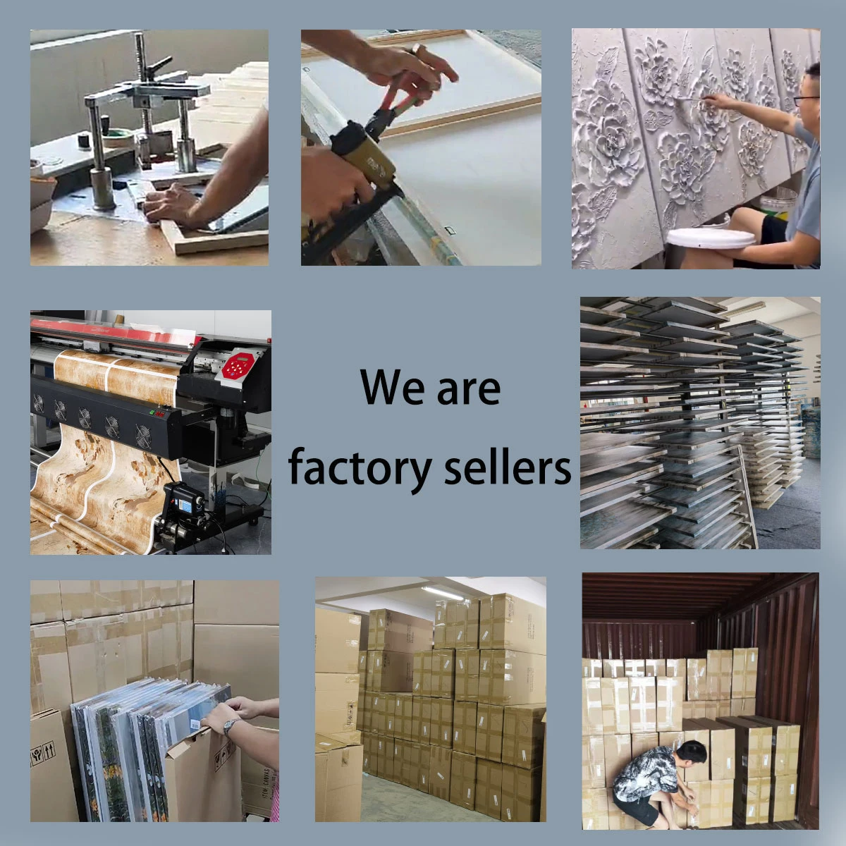 Original Art Flowers Wall Arts Textured Daisy Painting Paintings for Living Room Office Home Decor