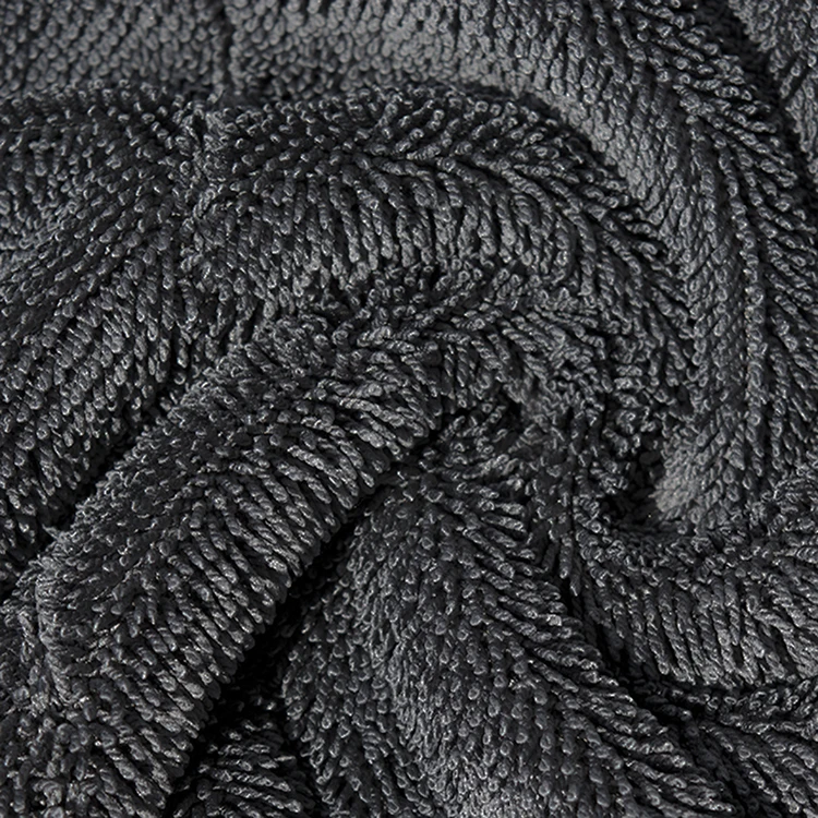 Wholesale Absorbent Car Wash Towel 600/1200GSM Gray Microfiber Thicken Car Cleaning Drying Cloth Towels