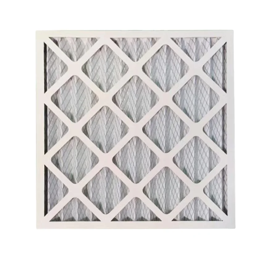 Заводская индивидуальная система HVAC воздушный фильтр картонные складные панели вентиляционное отверстие предварительно отфильтрованный воздух G4