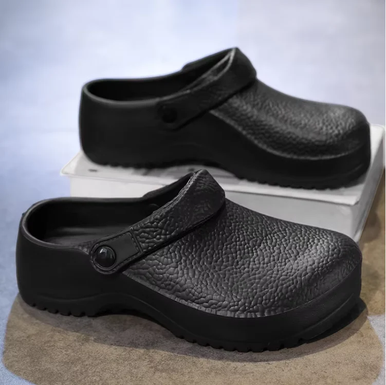 Wear-resistant Non-slip Safety Protection Nurse Chef Clog Kickers Shoes Medical Nurses Safety Shoes Without Lace