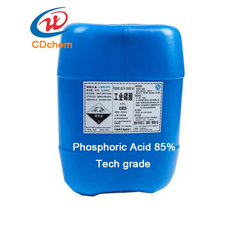 High quality industrial grade phosphoric acid 85% thermal process