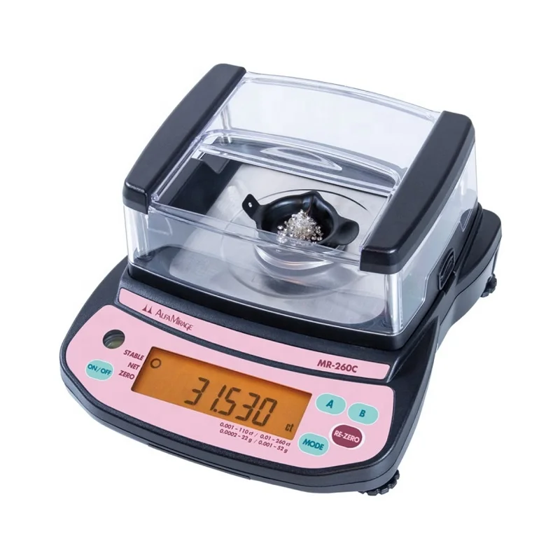 Japan Compact Carat Balance Portable Precision Scale 0.001ct Weighing Diamond Gemstones Jewelry For Exhibition Use MR-260C