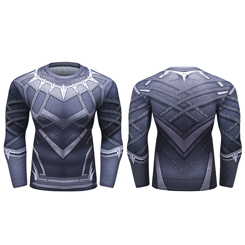high quality skins wear compression custom men mma long sleeve rash guard