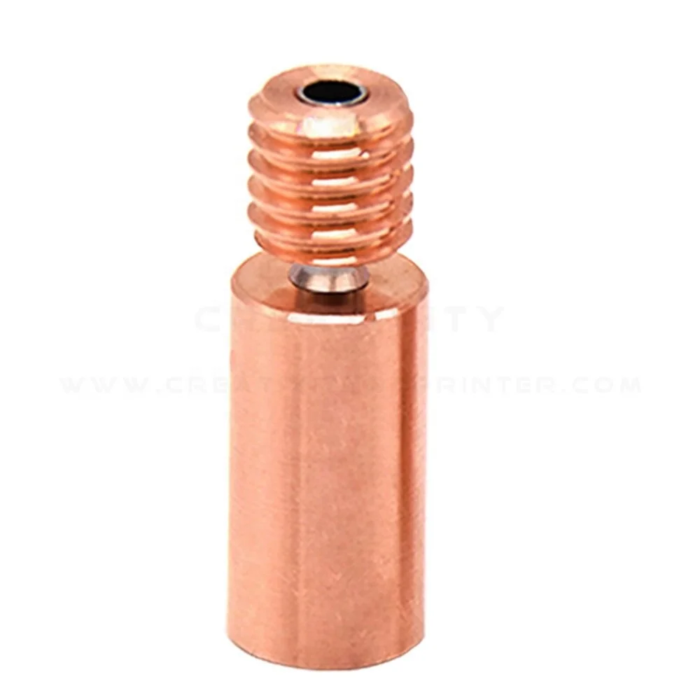 M6 Nozzle Throat Bi-Metal Heatbreak Bimetal Heat Break for E3DV6 All Metal Throat Heater Block CR10 Smooth Pipe