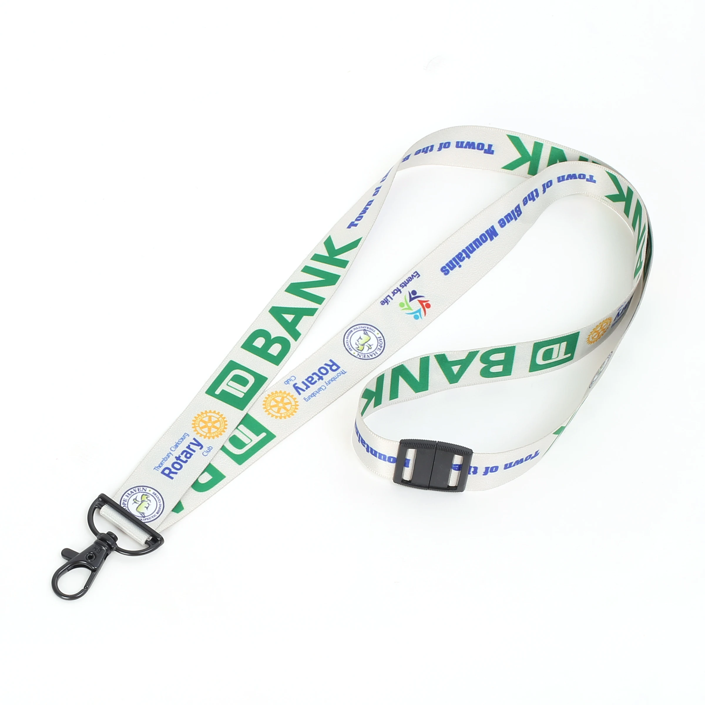 Custom Logo No-sewing Personalized Lanyard Key Chain Anime Sublimation Printing Eco Friendly Lanyard 50pcs/ Op Bag 50pcs 12g-20g