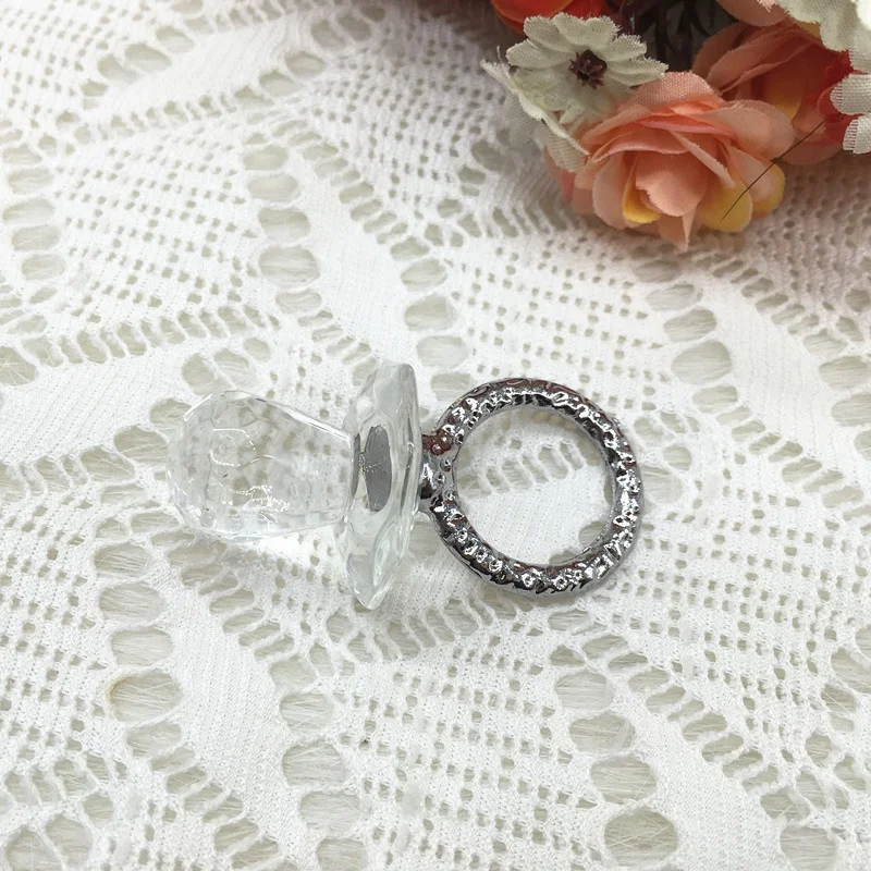 
Baby Shower favors First birthday gifts Crystal pacifier with gift box 