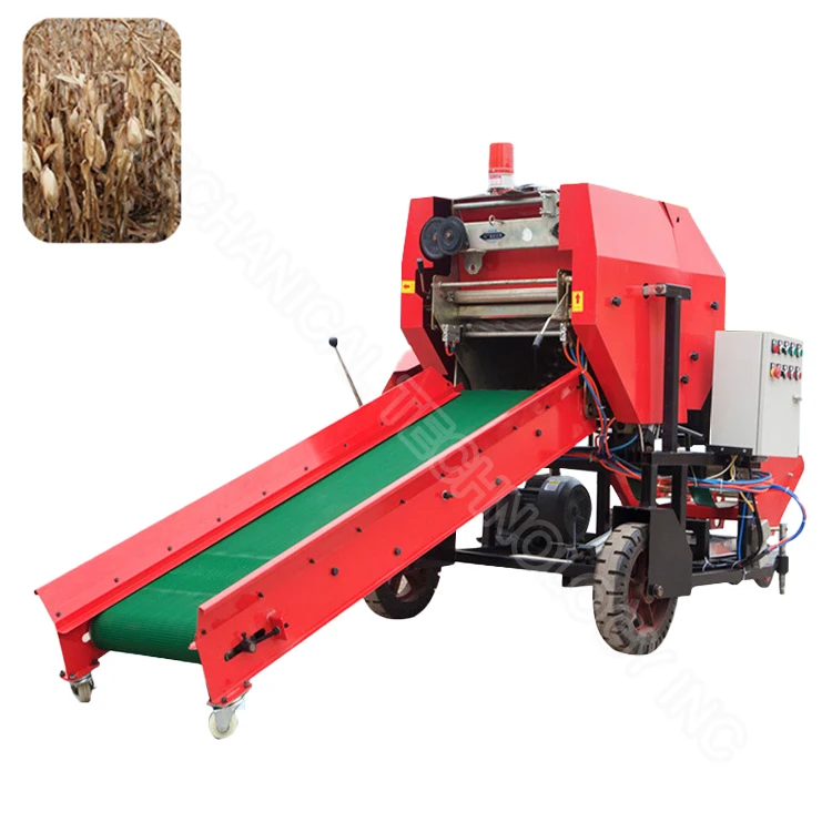 Efficient mini silage baler machine agriculture hay baler