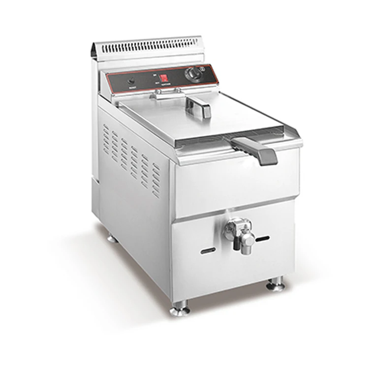 TT-WE1265 18 Liter Commercial Countertop Gas Donut Chips Open Fryer