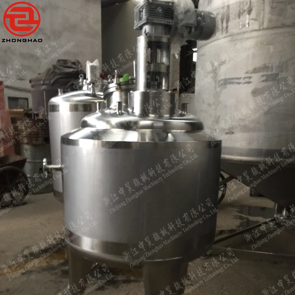 stainless steel industrial crystallizer with precise temperature control for chemical reaction
