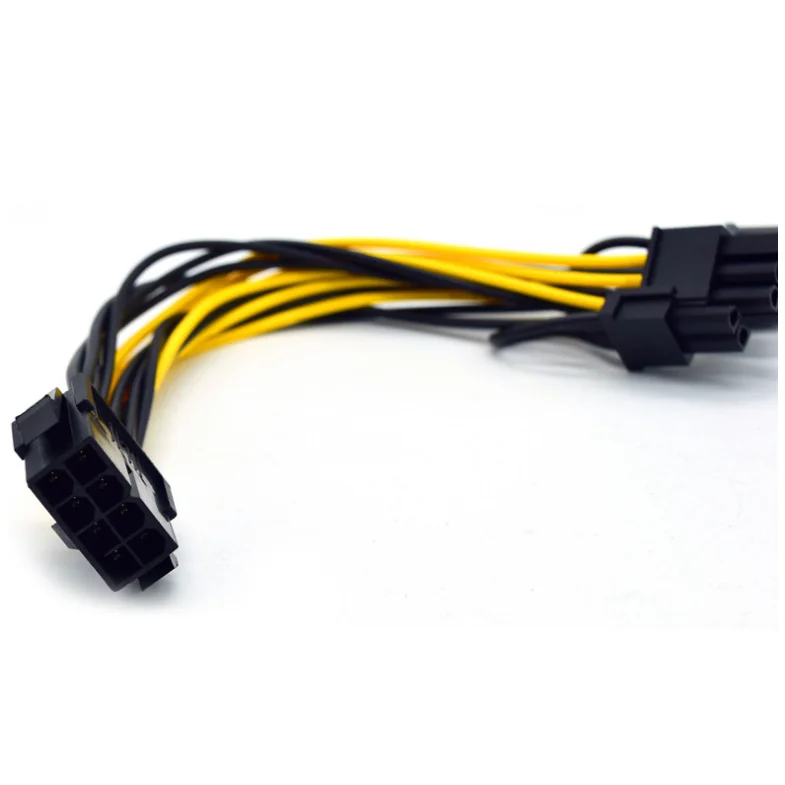 Кабель преобразователя питания Pci Express 8-контактный разъем на двойной 8 (6 + 2) Pcie Pci-e Vga разветвитель кабель для видеокарты графического