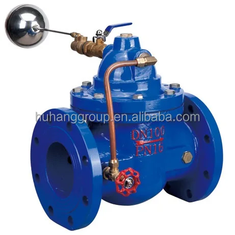 20years factory manufacture water control valve ductile iron flange diaphragm type remote control float ball valve