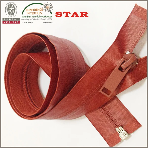 waterproof 5# open end  zippers in bulk for garments custom zippers waterproof zippers