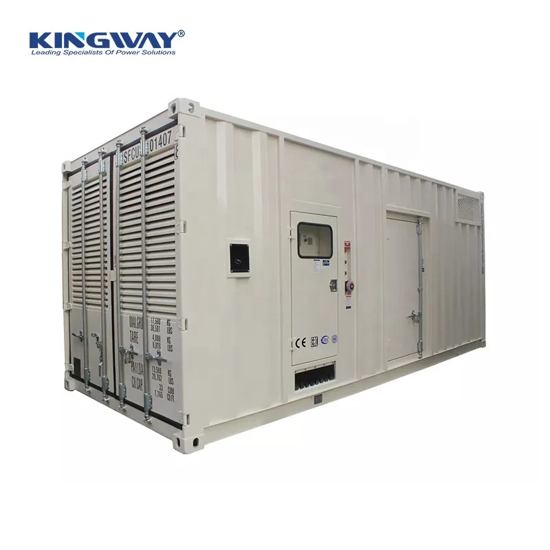 water cooled CE  800KW 1000KW 1MW 2MW three phase 50HZ 60hz 1500rpm 1800rpm silent natural gas generator by cummins home