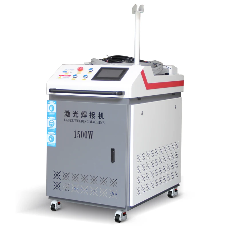 RAYCUS 1500w laser welding machine for welding, cutting, cleaning and rust removing with 4 in 1 21T laser head