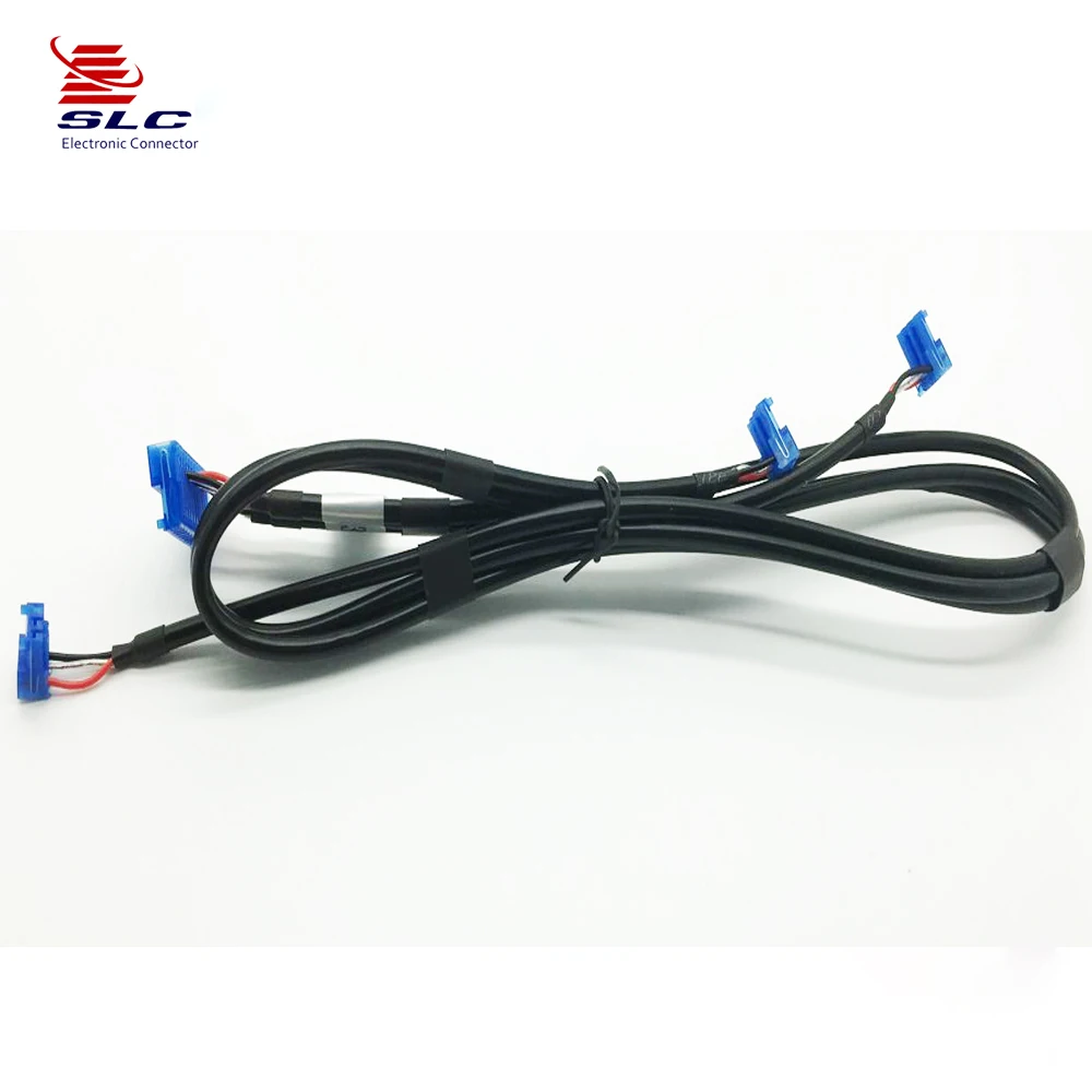 Automobile application crimp connector Wiring harness cable power shield cable assembly