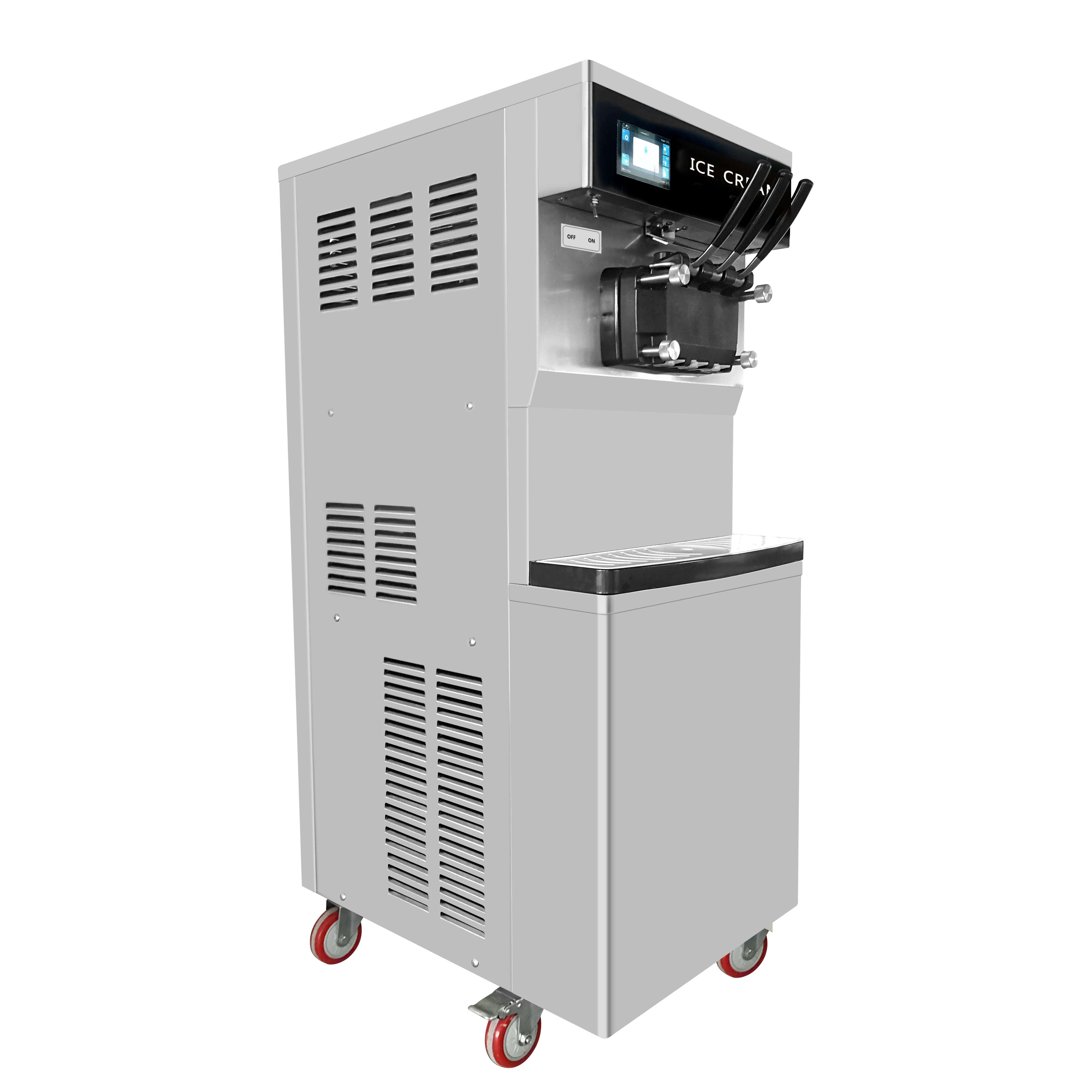Hot Sale Professional Manufacturer 3 Flavors Commercial Soft Ice Cream Machine Soft Sereve With Regeneration function