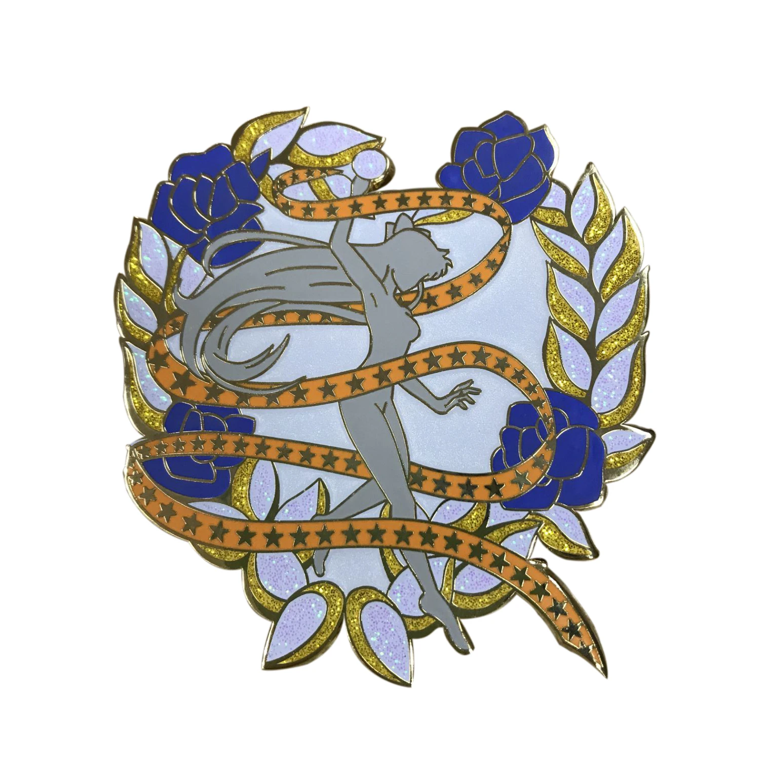 Enamel Pin Hard Custom Badges No Minimum Metal Logo Enamel Glitter Pin Custom Lapel Pins