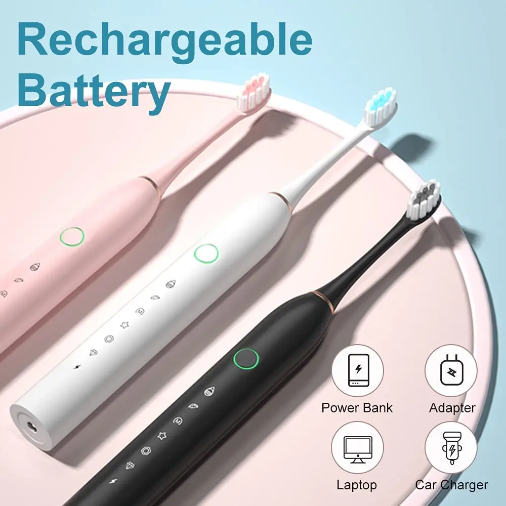 Wh-58 Wholesale China Customized Smart Ultrasonic Toothbrush Kit OEM Adults Sonic Electric Toothbrush