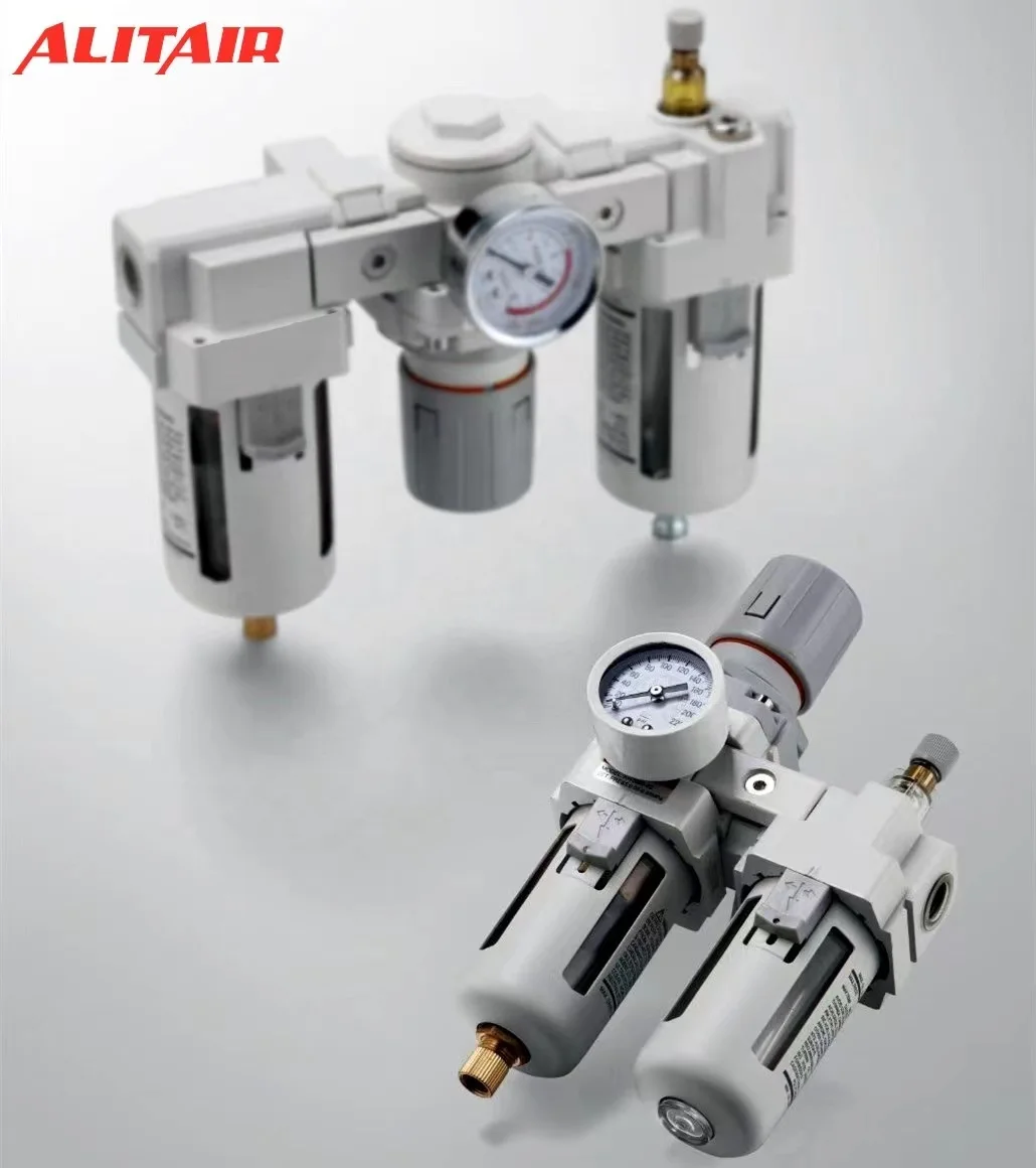 AR3000-03 1/4 Air Source Treatment Units Pneumatic Components frl Compressed Air Pressure Regulator